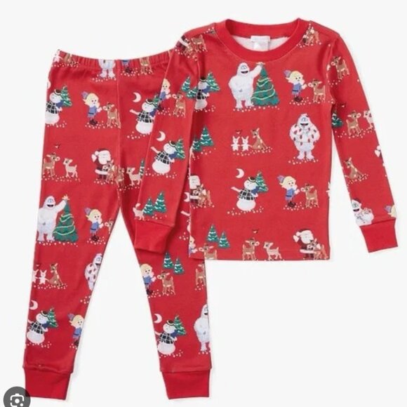 NEW w tags- Pottery Barn Kids- Rudolph xmas Pjs- 2T - Picture 1 of 3